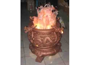 雕塑火盆