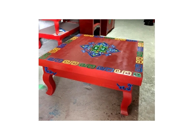 蒙古手绘方桌